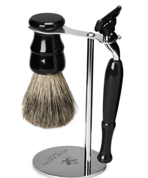 Acca Kappa Set cetka za brijanje od dlake jazavca i brijac “Mach 3”