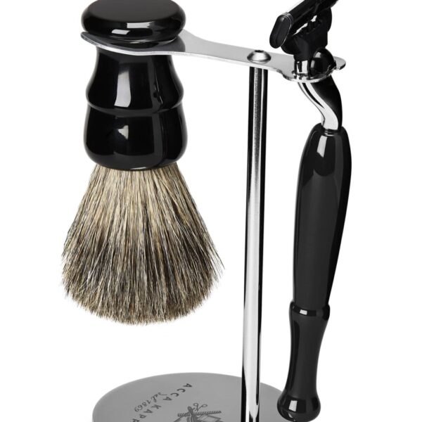 Acca Kappa Set cetka za brijanje od dlake jazavca i brijac “Mach 3”