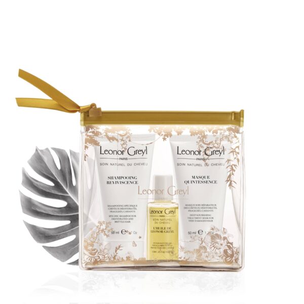 Leonor Greyl Set - L'Huile de Leonor Greyl 25ml - Shampooing Reviviscence 50ml - Masque Quintessence 50ml